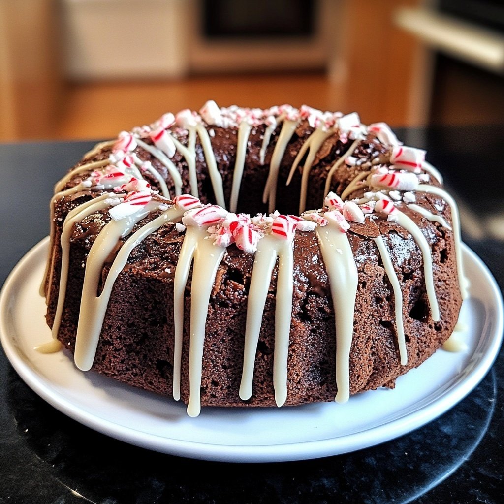 Brownie-Weihnachtskranz