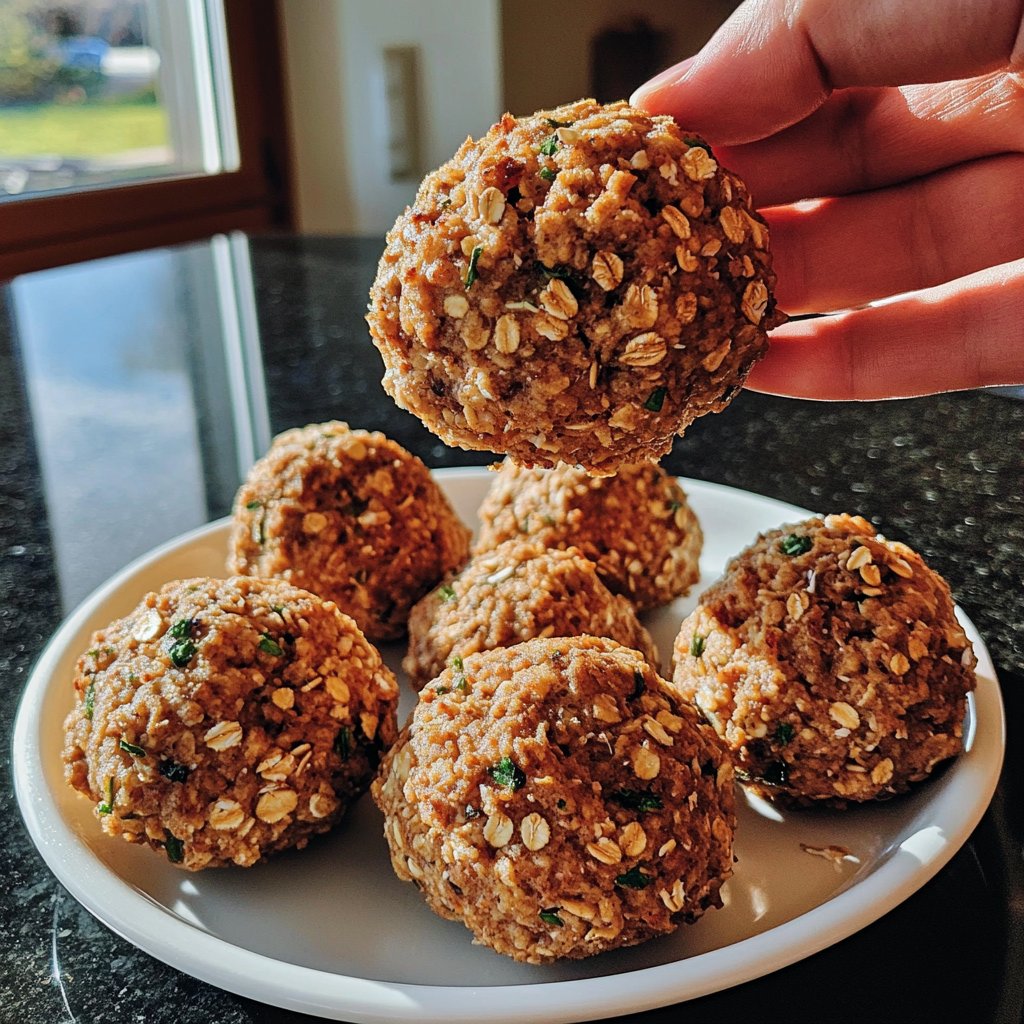 Protein Bällchen ohne Mixer
