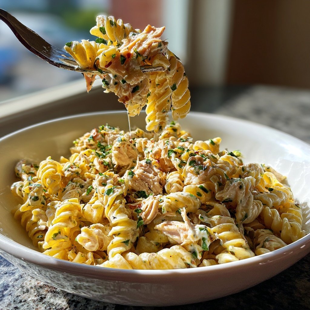 Chicken Caesar Pasta Salat