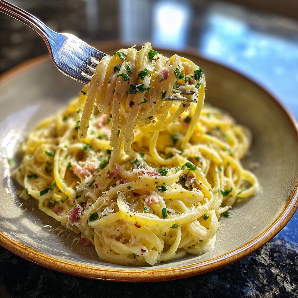 Pasta für zwei mit Sahne und rosa Pfeffer