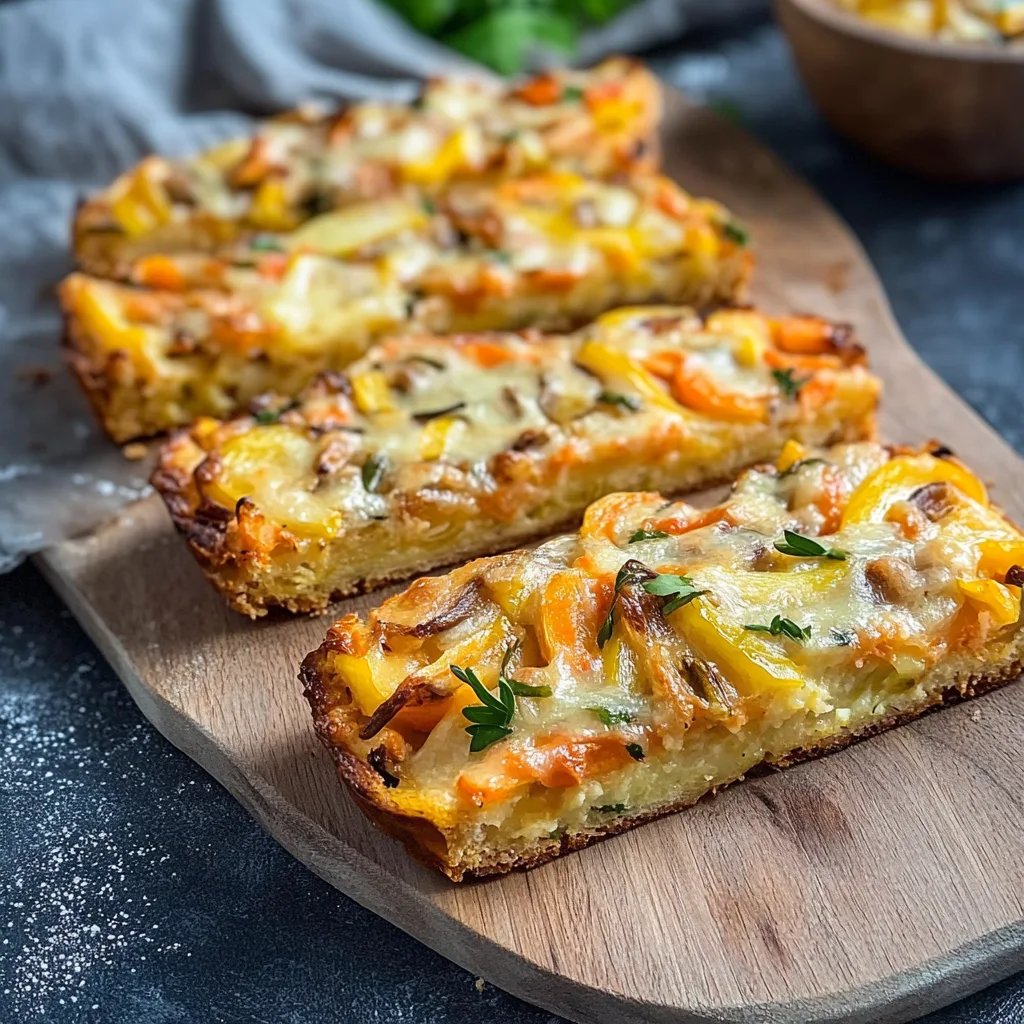 Gemüsekuchen mit Kartoffeln