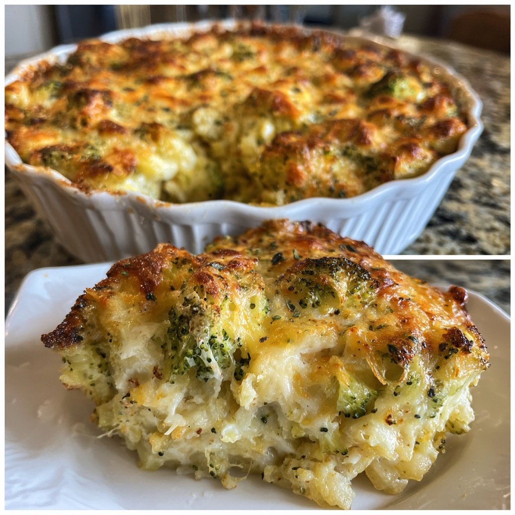 Brokkoli Nudel Auflauf