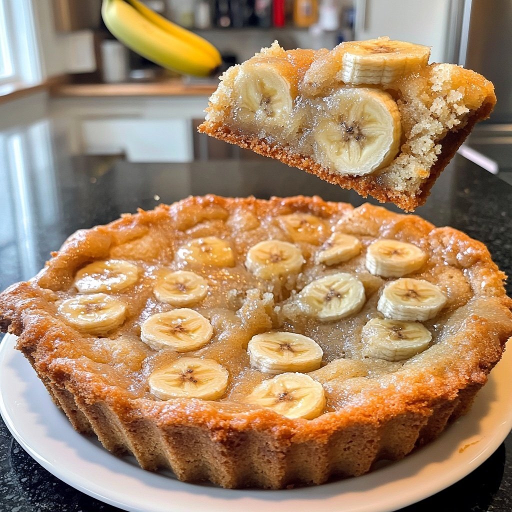 Saftiges Bananenbrot mit reifen Bananen