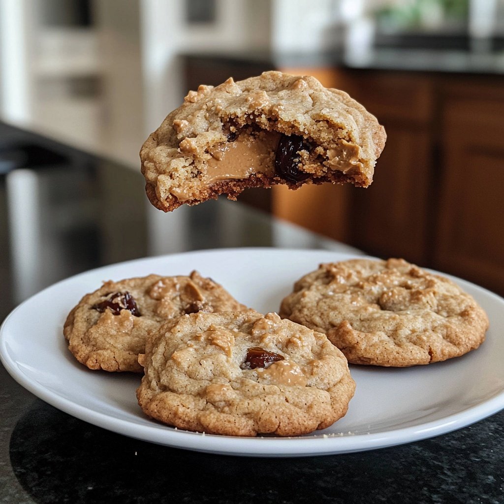 Dattel-Erdnussbutter-Cookies – vegan